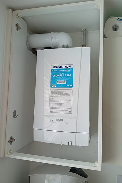 New Baxi boiler installed