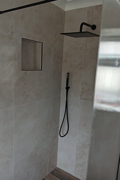 New shower room